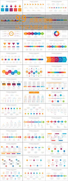 99页数据图形图表PPT模板
