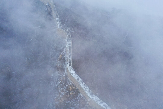 雪后长城