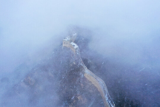 雪后长城