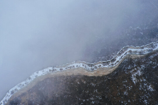 雪后长城