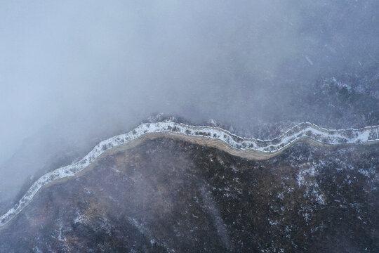 雪后长城