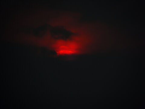 落日红太阳