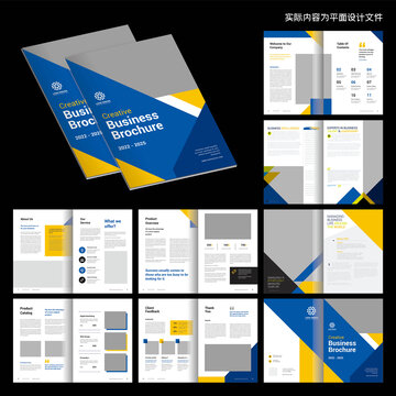 企業(yè)畫冊InDesign模板