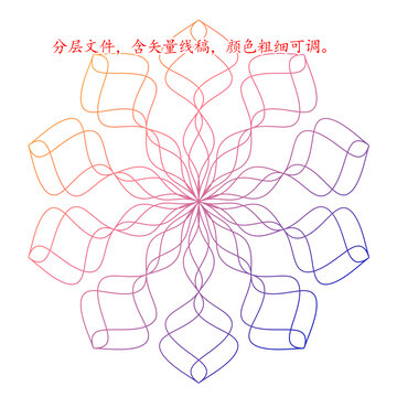 線條花紋