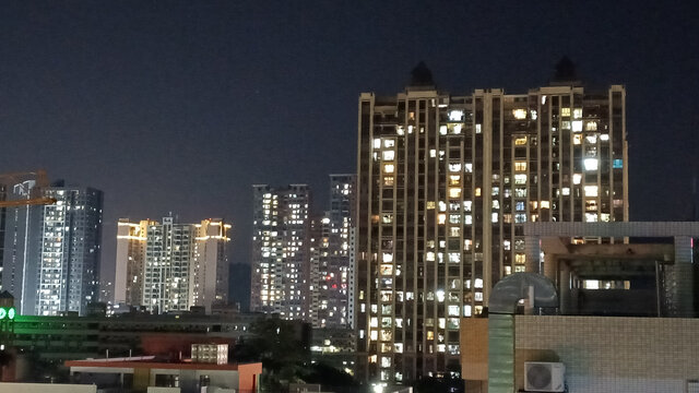 惠州建筑城市夜景