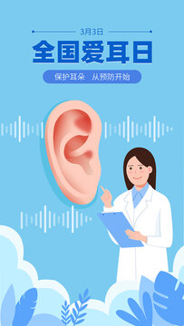 愛耳日海報