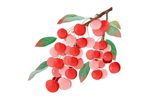 中國(guó)風(fēng)水果櫻桃