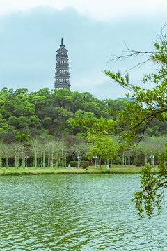 顺德顺峰山公园青云塔