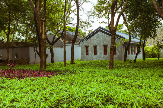 顺德顺峰山公园古建筑园林景观