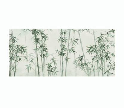 竹林壁畫