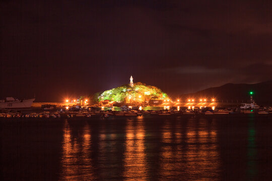 青岛海滨夜景