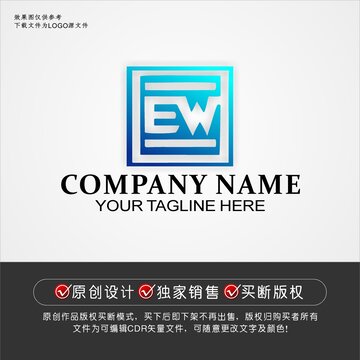 EW標志EW字母logo