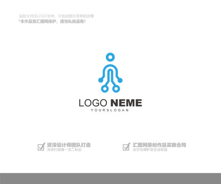 人工智能机器人logo