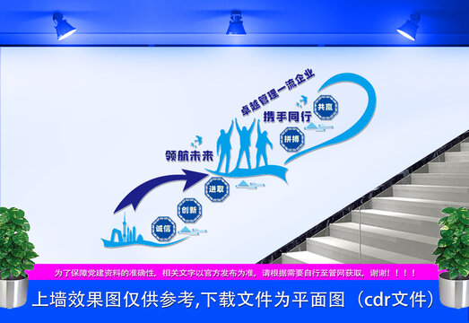 企業(yè)勵(lì)志樓梯文化墻