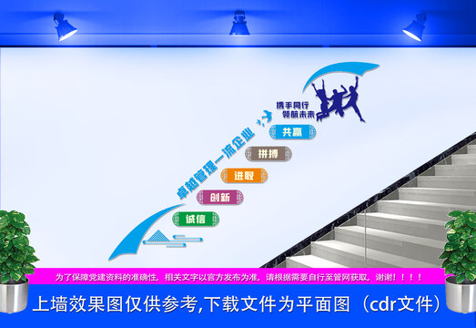 企業(yè)樓梯文化墻