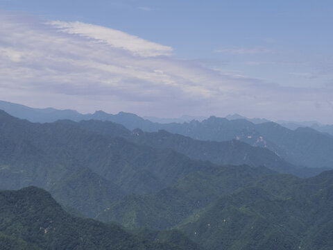 秦岭群山