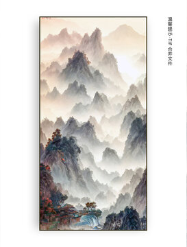 新中式山水畫