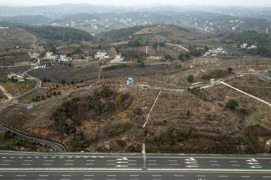 冬季黄桃山航拍