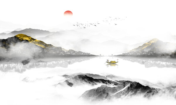 抽象山水畫(huà)