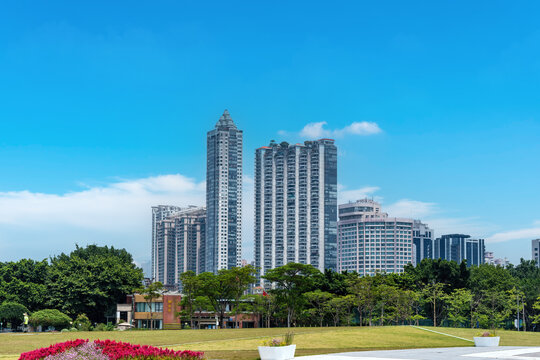 广州城市风光街景