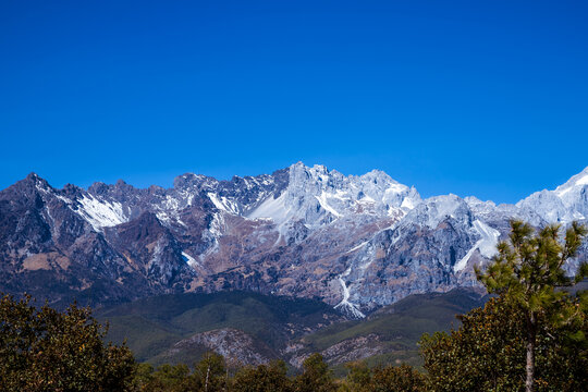 云南丽江玉龙雪山风光