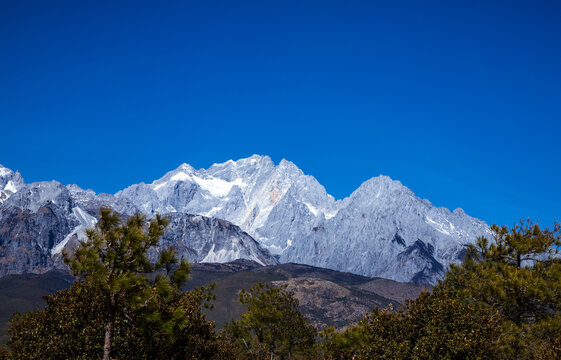 云南丽江玉龙雪山风光