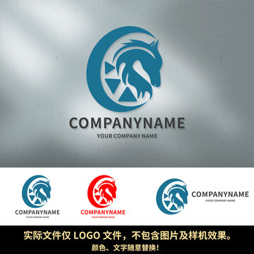 车轮马LOGO