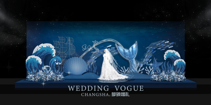 海洋風(fēng)舞臺效果圖