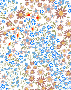 藍(lán)色碎花