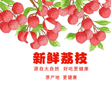 手繪荔枝