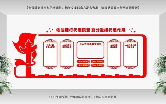 人大代表黨建文化墻