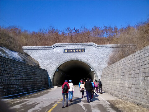蒲石河电站隧道入口