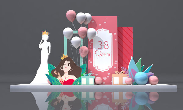 38婦女節(jié)美陳