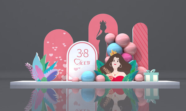 38婦女節(jié)美陳