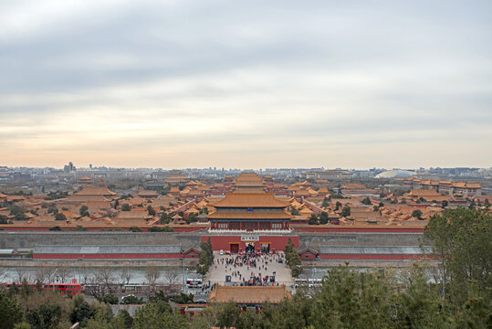 北京故宫全景