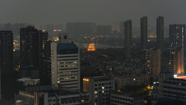 黄州夜景