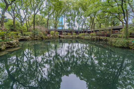 浙江宁波天一阁的风景