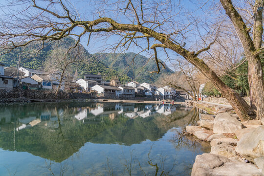 浙江余姚中村的风景