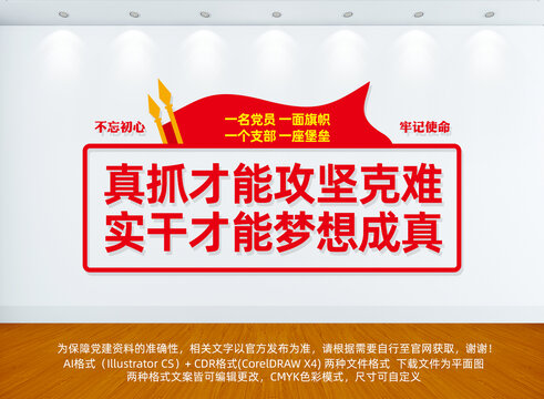 真抓實(shí)干黨建文化墻