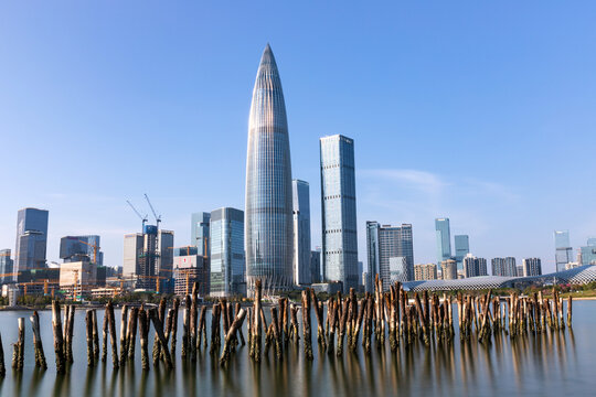 深圳市深圳湾后海建筑风光