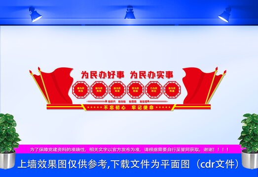 為民辦好事文化墻