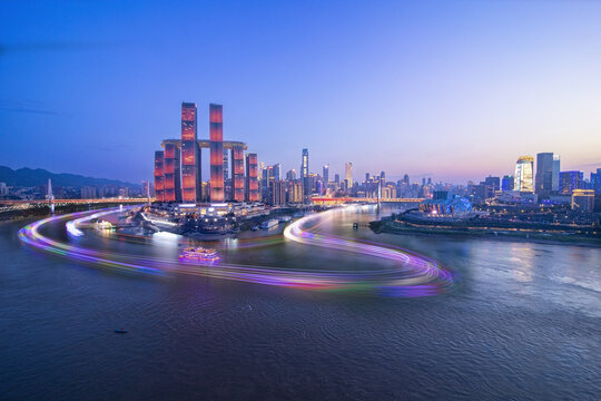 重庆朝天门夜景