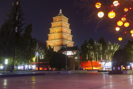 大雁塔夜景