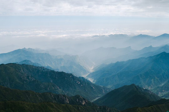 五台山高山丘壑