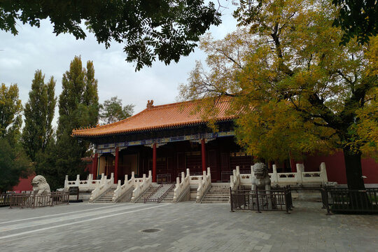 北京景山公园寿皇殿寿皇门