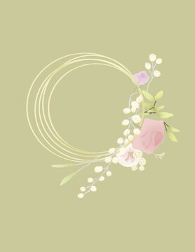素雅婚禮花環(huán)