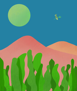 兒童插畫精靈世界