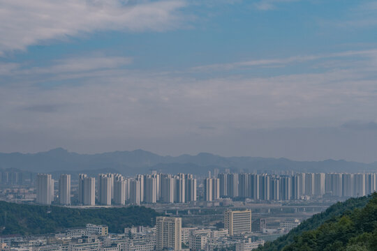 温岭城市全景