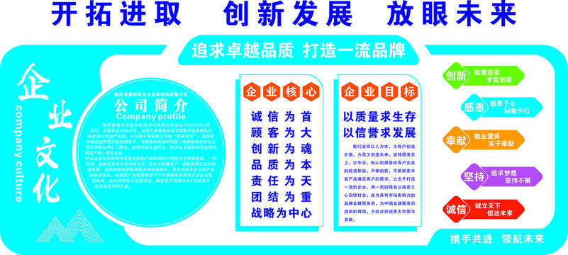公司簡介文化墻