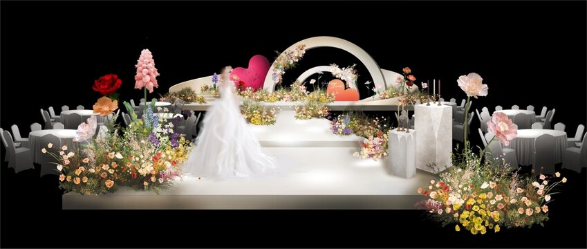 春日花園婚禮效果圖